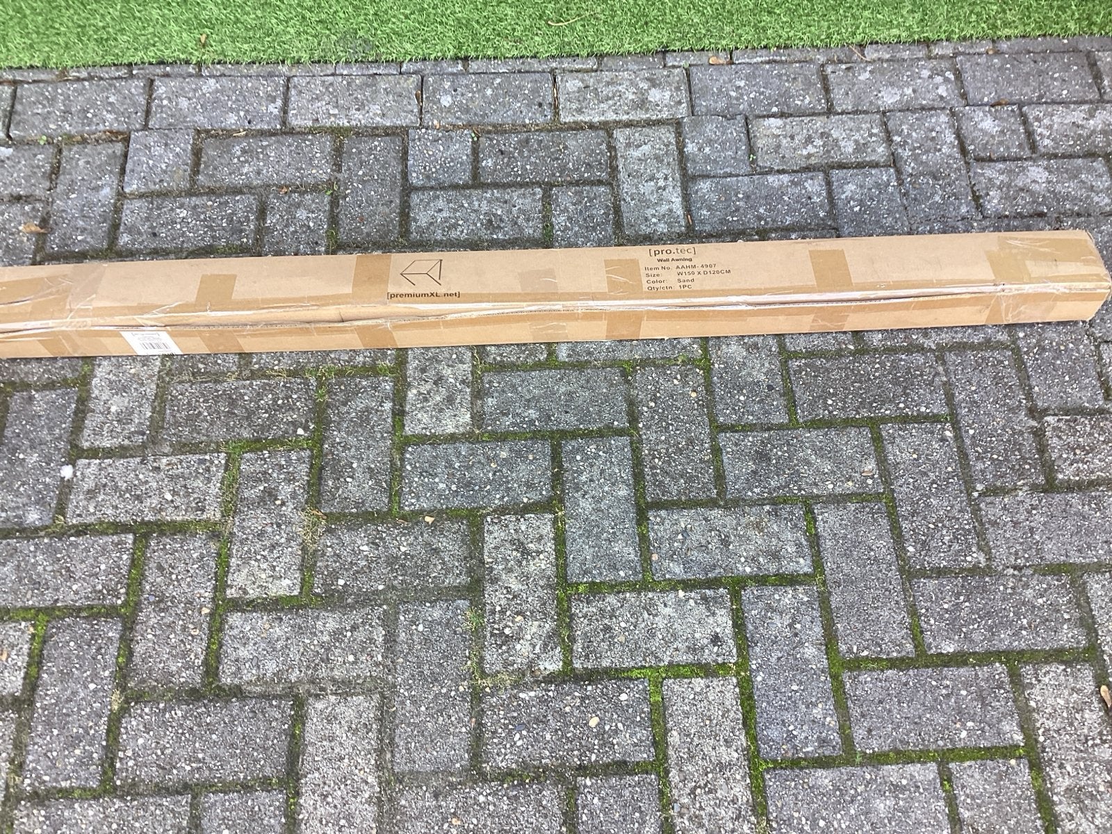 Nieuw Wall Awning Zonnescherm Zandkleurig 150x120cm, Ophalen, Nieuw, Minder dan 250 cm, Uitvalscherm