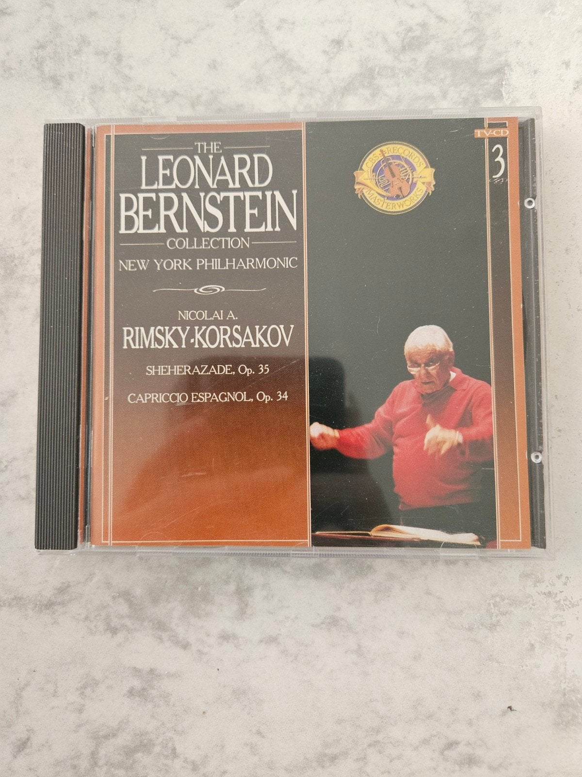 Leonard Bernstein - Rimsky-Korsakov (Sheherazade & Capriccio, Cd's en Dvd's, Ophalen of Verzenden, Romantiek, Gebruikt, Orkest of Ballet