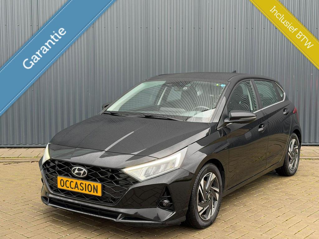 Hyundai i20 1.0 Advanced DCT /VOL OPTIE / INCL 6mnd garantie, Gebruikt, Zwart, Zwart, Particulier