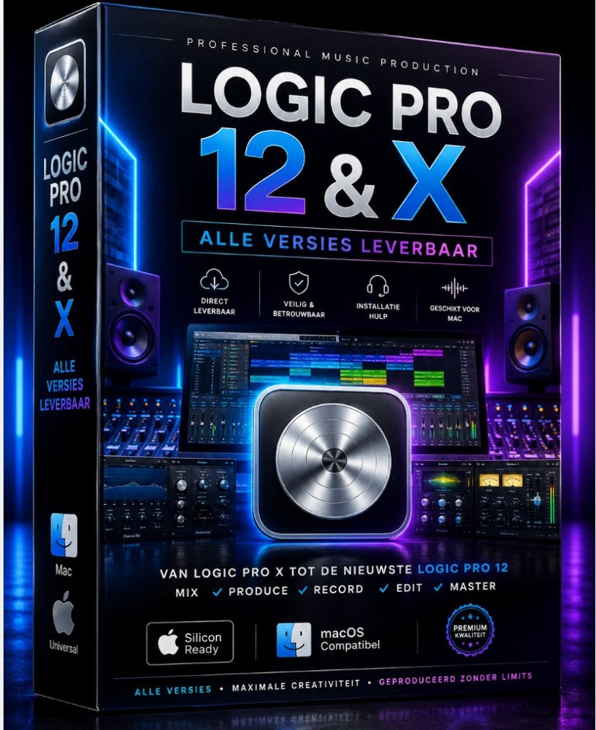 Logic Pro X / Logic Pro 12 – Direct Leverbaar Elke versie, Ophalen, Nieuw, MacOS