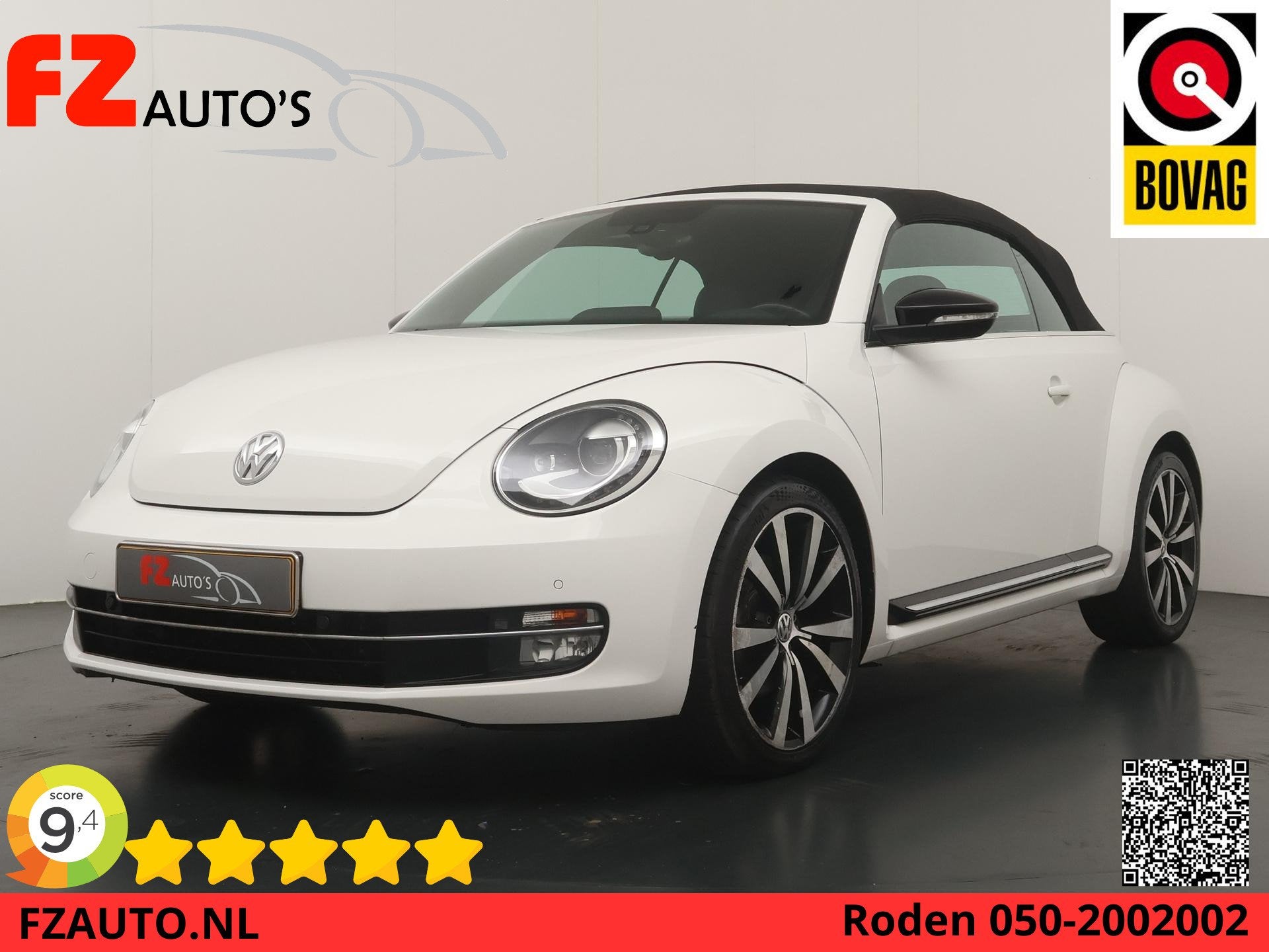 Volkswagen Beetle Cabriolet 1.4 TSI Sport - Automaat - Navig, Euro 5, Gebruikt, 4 cilinders, Cabriolet
