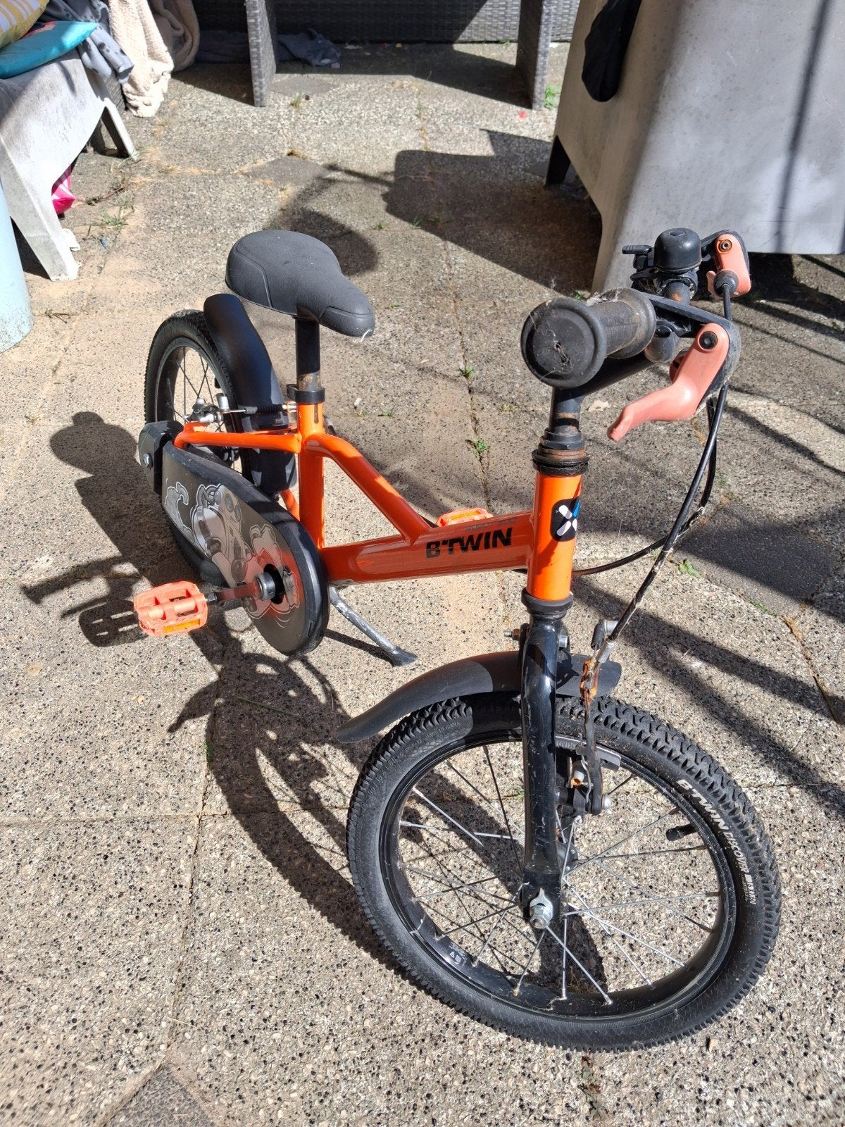 Kinderfiets 16 inch - B'Twin, Ophalen, Velgrem, B'Twin, 16 tot 20 inch