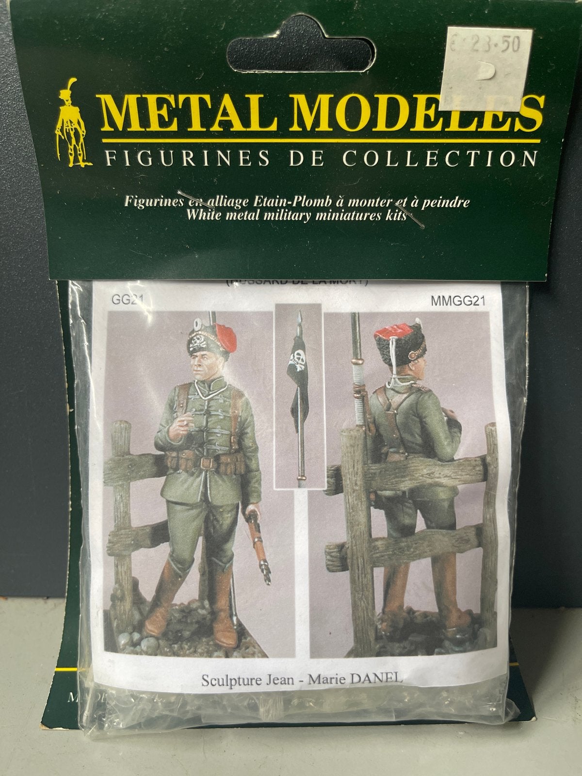 Metal Models Figuur: Hussard de la Mort, Ophalen of Verzenden, Miniatuur of Beeldje