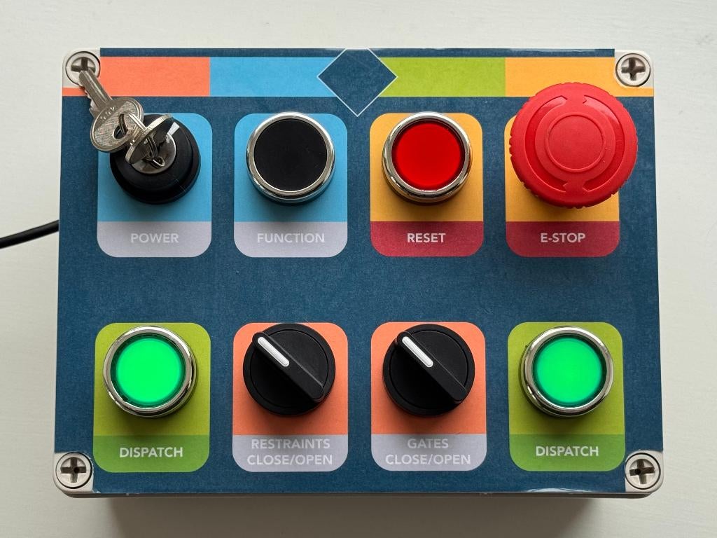 Achtbaan Simulatie - Operator Paneel, Spelcomputers en Games, Spelcomputers | Overige Accessoires, Nieuw, Overige typen, Overige merken