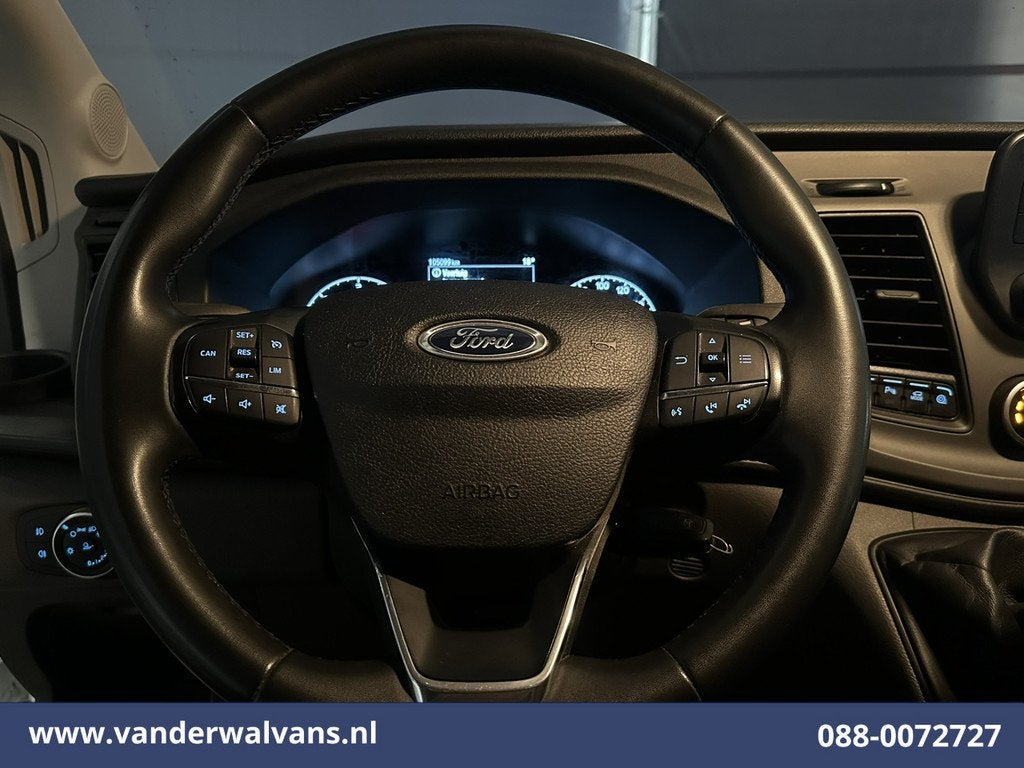 Ford Transit 2.0 TDCI L4H3 Euro6 Airco | Cruisecontrol | Ver, Auto's, Bestelauto's, 4 cilinders, Wit, 10 km/l, Bedrijf
