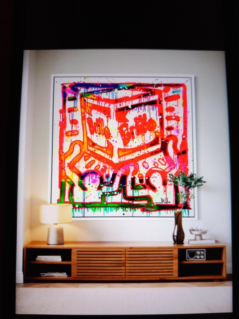 Mikko - Haring Kids On Brillo Box - XL, Ophalen of Verzenden