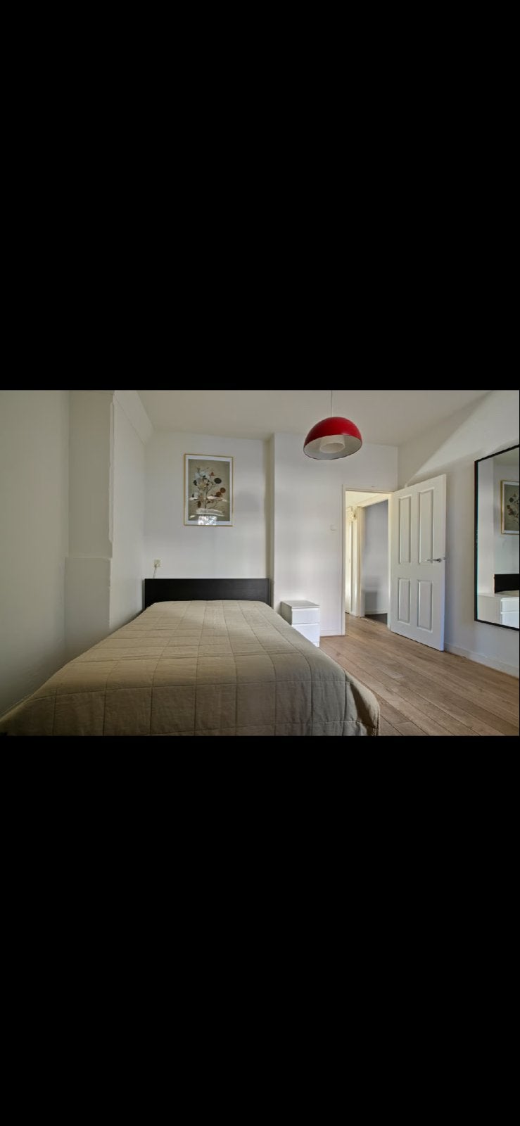 Tweepersoons bedframe - IKEA MALM, Ophalen, Overige materialen, Gebruikt, Zwart
