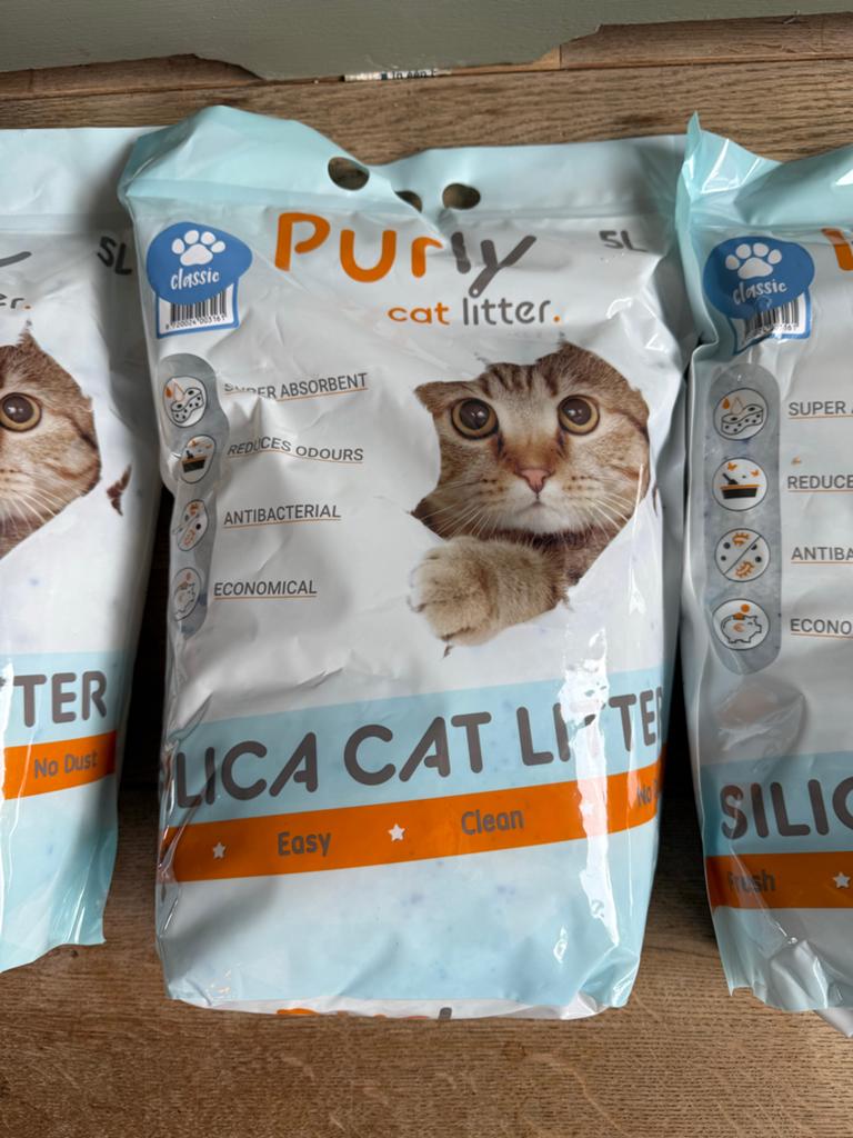 Kattenbakvulling Purley cat litter 3 zakken nieuw 5 liter, Dieren en Toebehoren, Kattenbakken, Ophalen of Verzenden, Nieuw