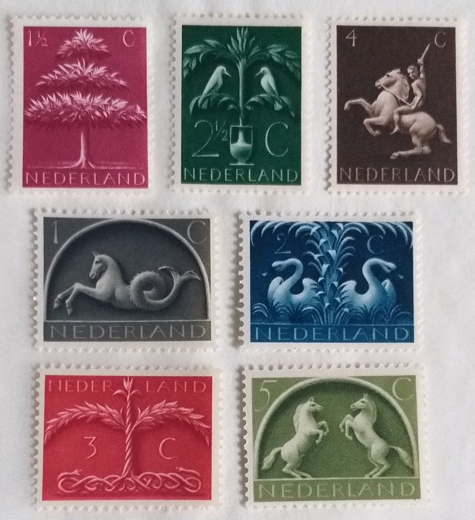 POSTZEGELS NEDERLAND 1943-1944 POSTFRIS, Postzegels en Munten, Postzegels | Nederland, Verzenden, Na 1940, Postfris