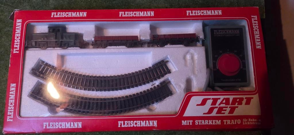 Fleischmann, Ophalen of Verzenden, Gelijkstroom, Rails, Fleischmann