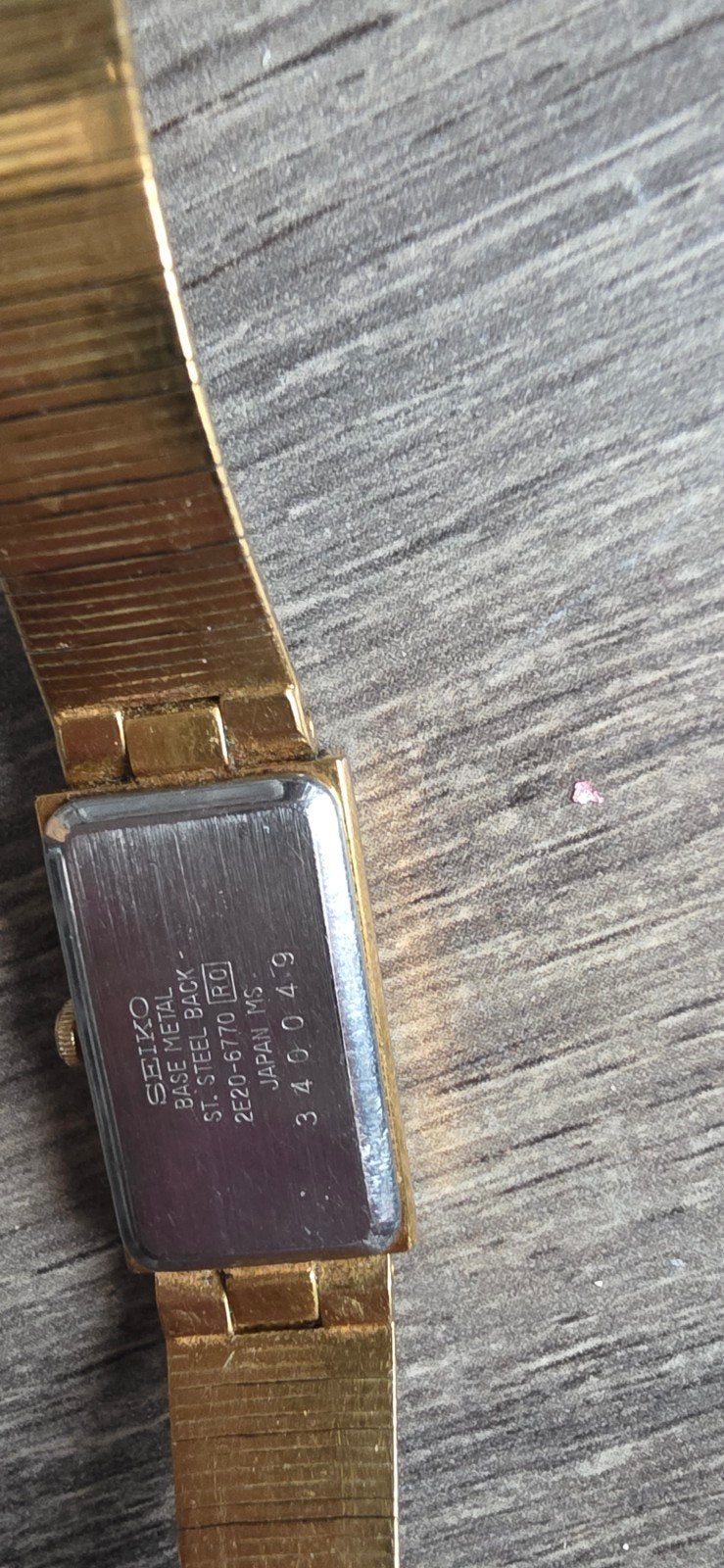 Vintage Seiko Quartz Horloge Goudkleurig - Dames, Gebruikt, Polshorloge, Overige materialen, Ophalen of Verzenden