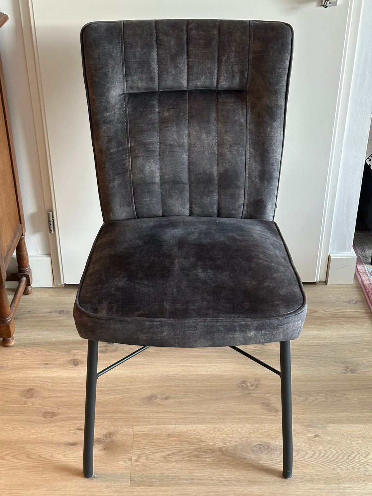 Luxe Henders & Hazel Eetkamerstoelen (set van 6), Ophalen, Overige kleuren, Zo goed als nieuw, Stof