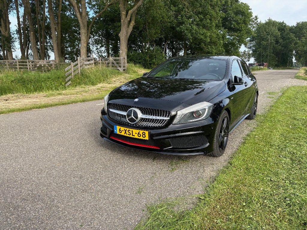 Mercedes-Benz A-Klasse A250 2.0 Sport Aut7 2013 Zwart, Auto's, Mercedes-Benz, Bedrijf, A-Klasse, ABS, Adaptive Cruise Control