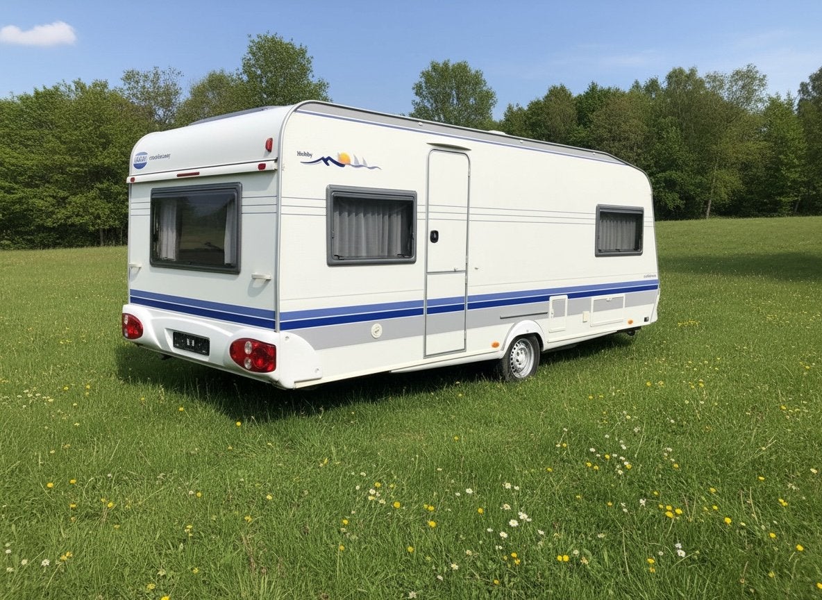 Hobby Excellent Easy 560 uit 2003, Rondzit, Hobby, Particulier, Luifel