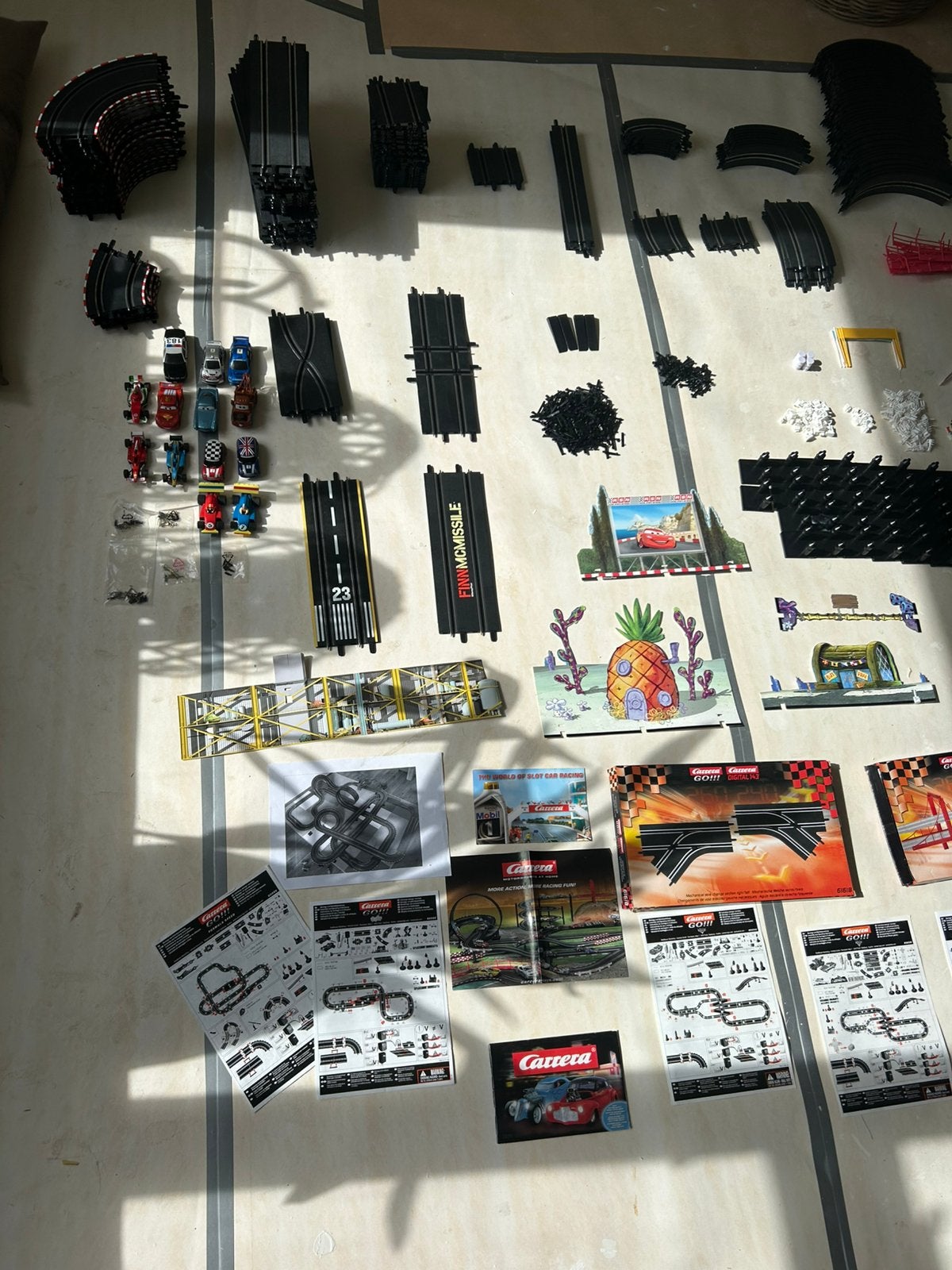 Carrera GO!! racebanen – 5 sets met dozen + extra onderdelen, Ophalen