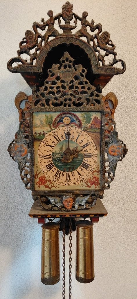 Friese stoelklok, Antiek en Kunst, Ophalen