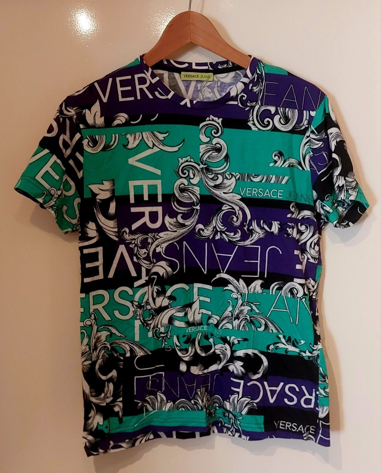 Versace T shirt, Ophalen of Verzenden, Zwart