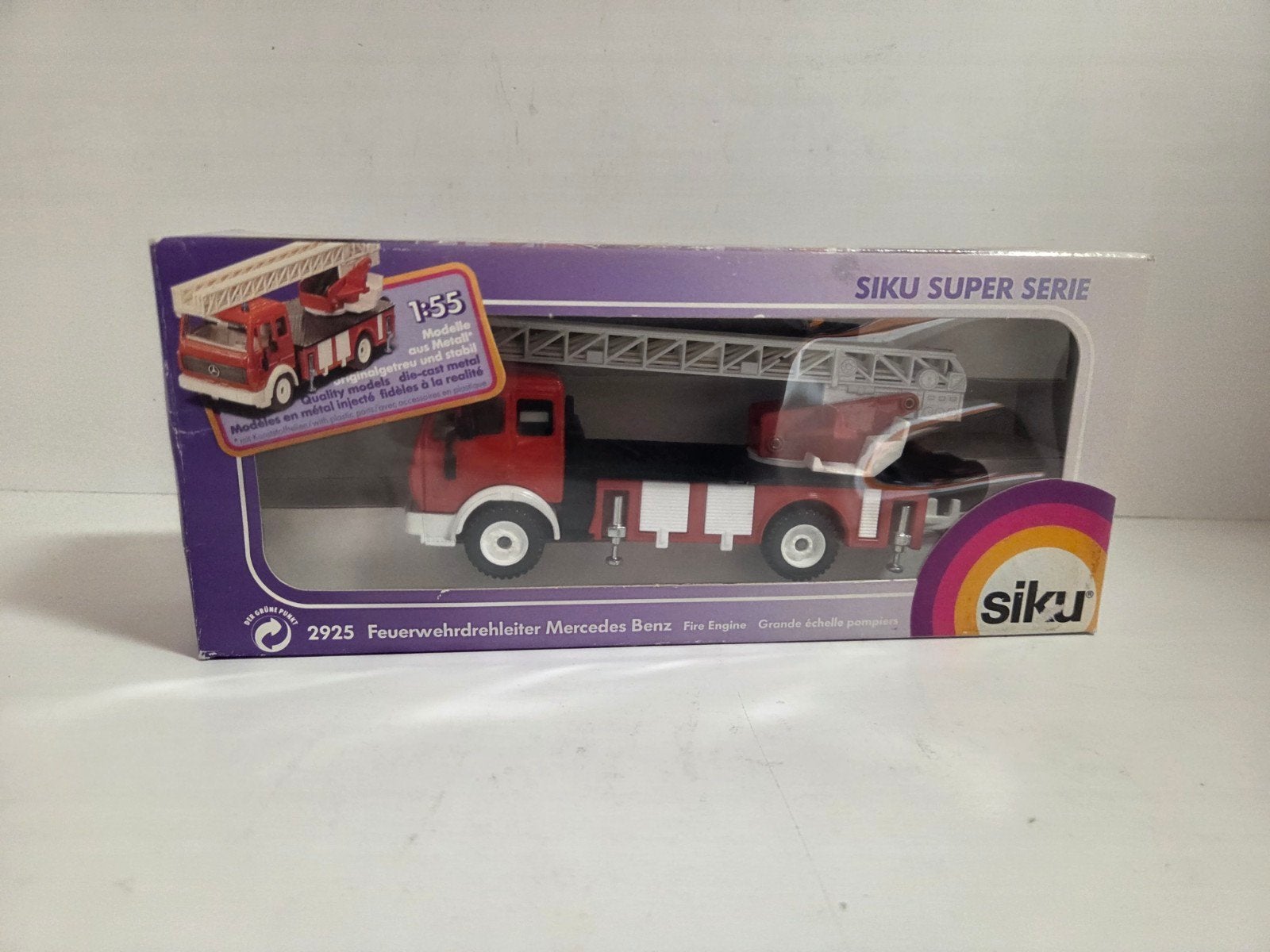 Siku Mercedes Benz brandweer 1:55, ., Ophalen of Verzenden, Zo goed als nieuw, .