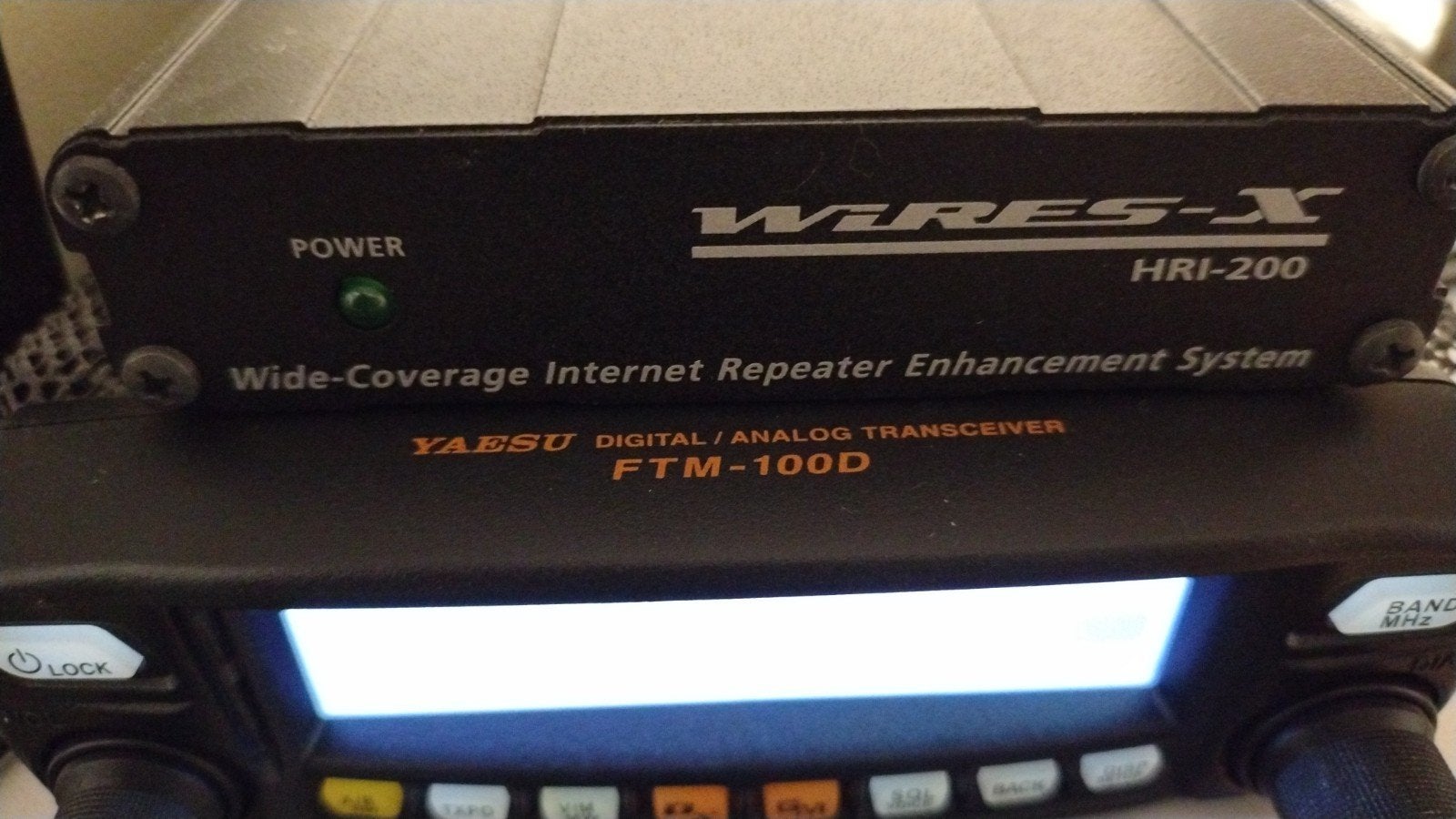 Yaesu FTM-100D Transceiver met Wires-X HRI-200, Telecommunicatie, Ophalen of Verzenden, Zo goed als nieuw, Zender en Ontvanger