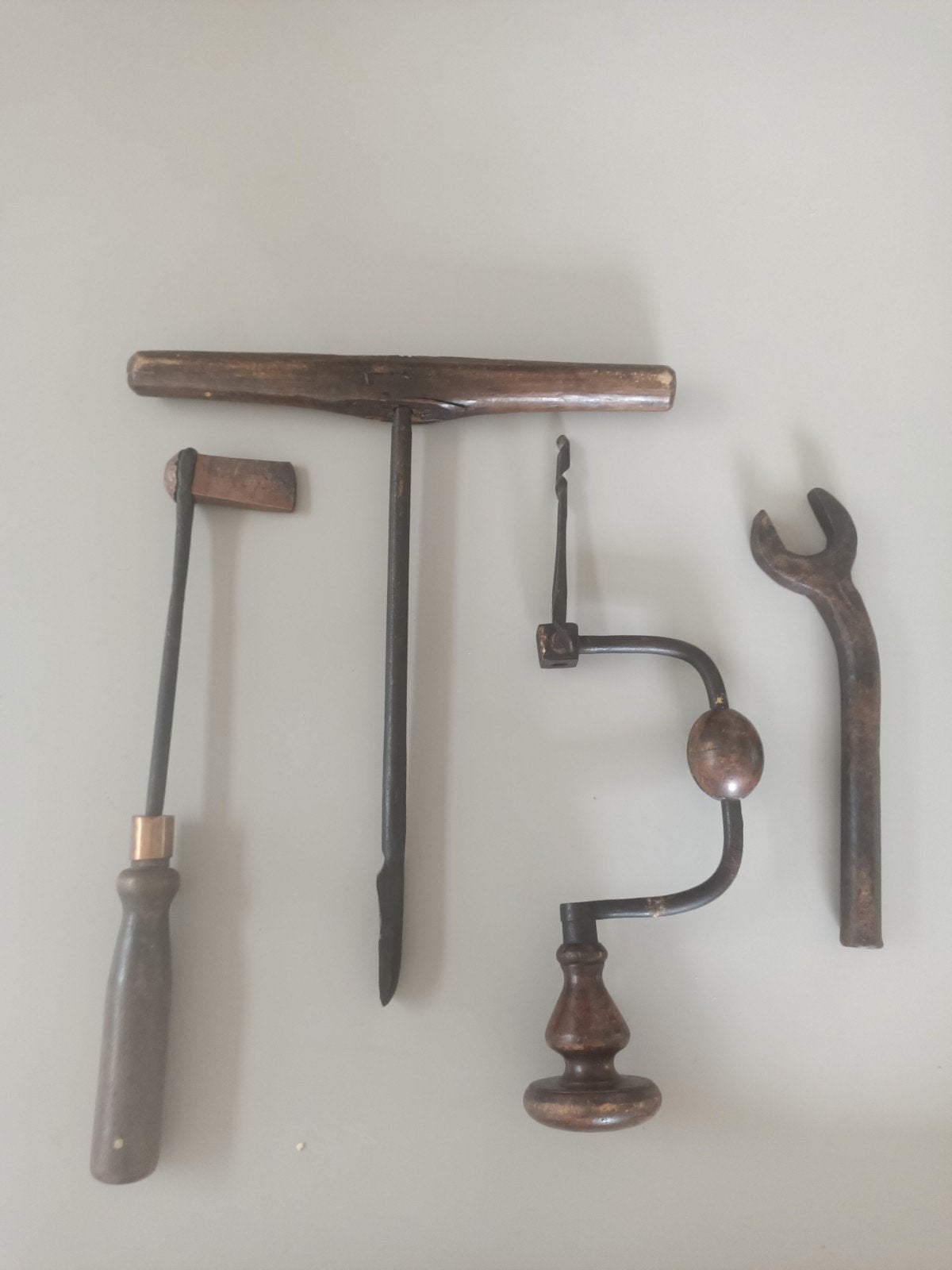 Antieke Gereedschapscollectie, Antiek en Kunst, Ophalen of Verzenden