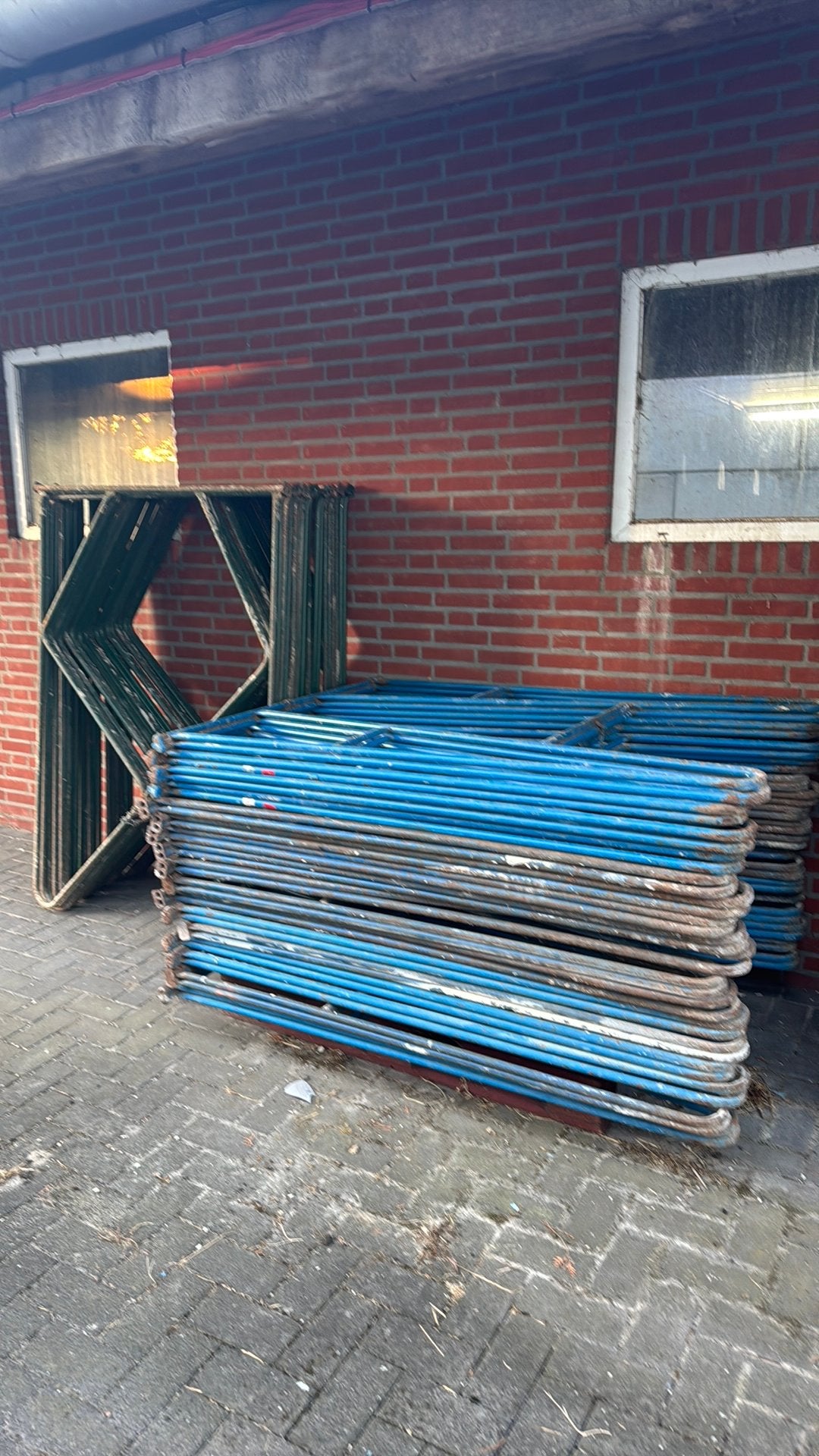 Metselschragen klapschragen 27stuks 1,55 hoog, Ophalen, Gebruikt, Overige typen, Minder dan 2 meter