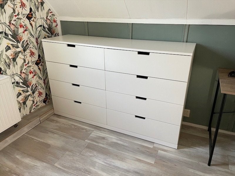 IKEA NORDLI ladekast, 8 laden | ZGAN, Ophalen, 5 laden of meer, 150 tot 200 cm, Zo goed als nieuw