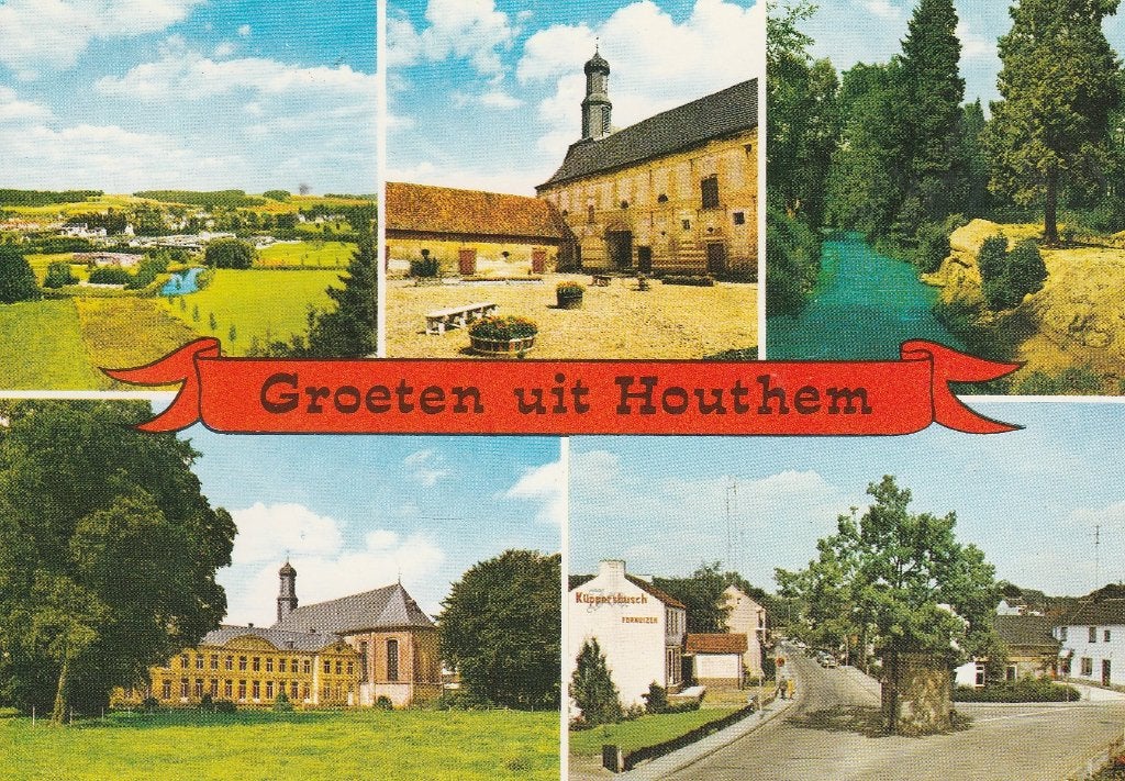 HOUTHEM Panorama Boerderij Kerk Geul Centrum Groeten, Verzenden, 1980 tot heden, Gelopen, Limburg