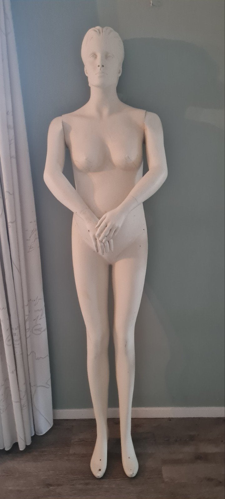 Paspop zwangere vrouw 182cm - licht beschadigd, Ophalen, Gebruikt
