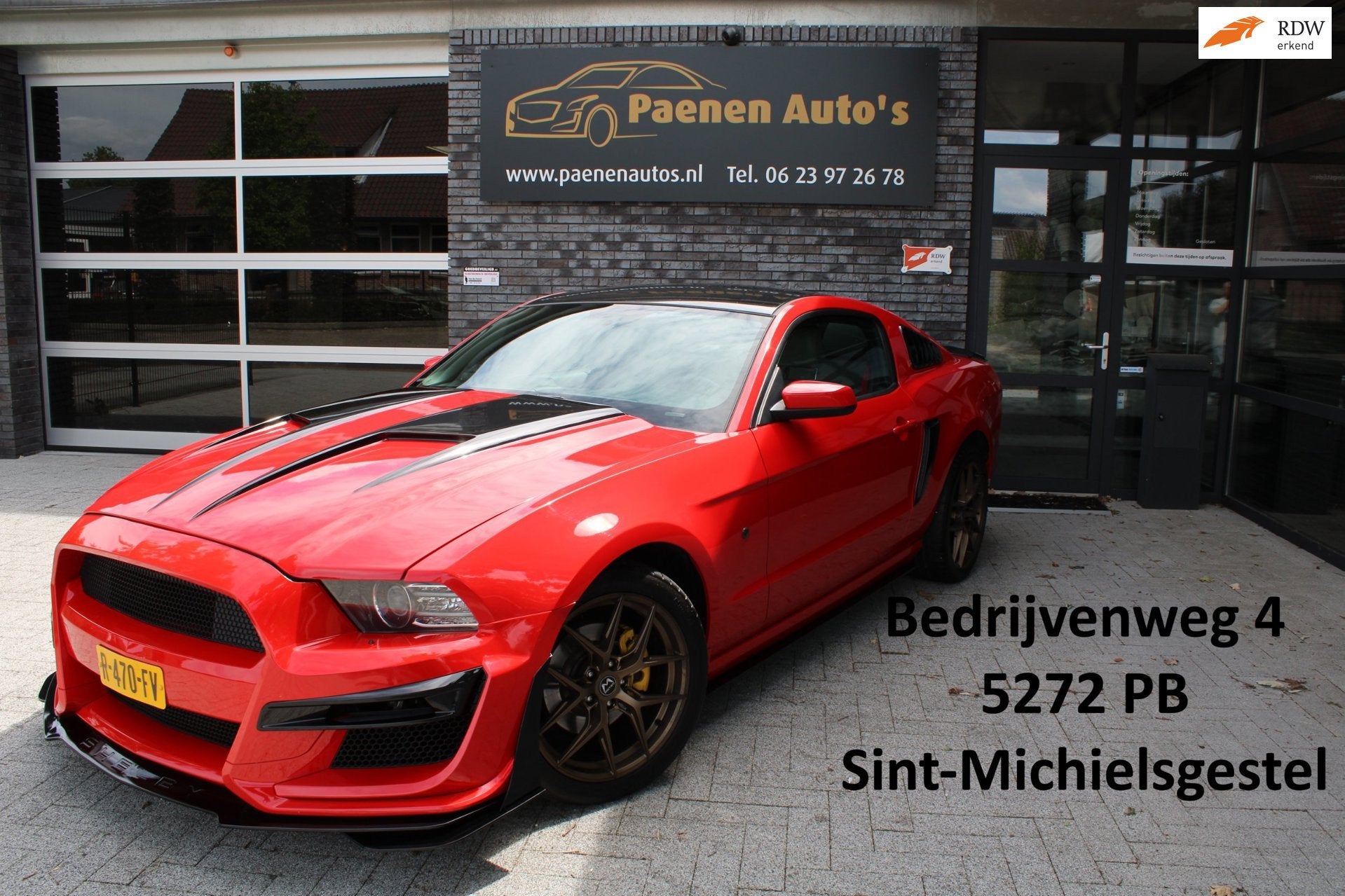 Ford USA Mustang 3.7 V6 GT, Shelby uitvoering, top staat! LP, Automaat, Gebruikt, 4 stoelen, Leder