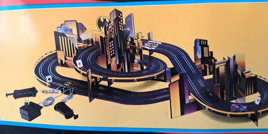 Batman Racebaan Polistil jaren 70, Antiek en Kunst, Ophalen of Verzenden