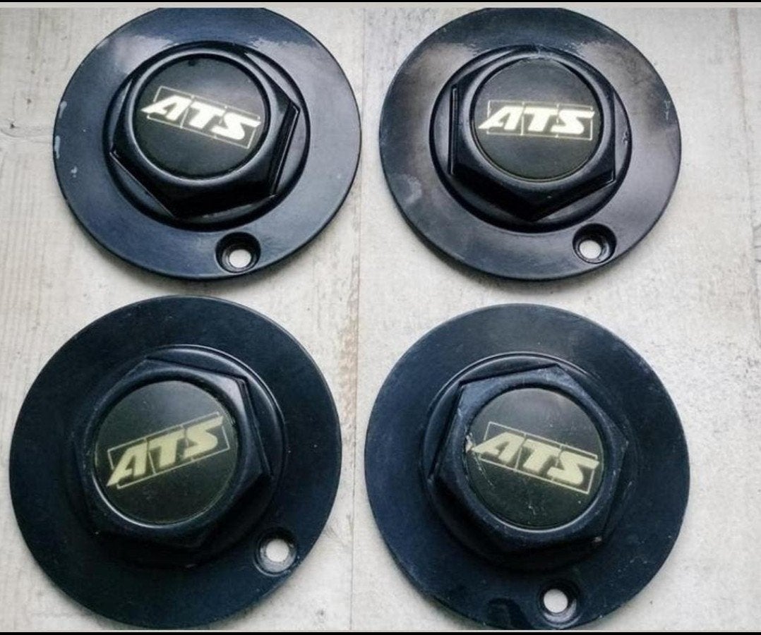 4 metalen naafdeksels ATS velgen, Ophalen of Verzenden, Zo goed als nieuw