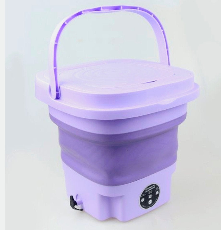 Compacte Draagbare Wasmachine - Ideaal voor de camping, Witgoed en Apparatuur, Wasmachines, Ophalen, 6 tot 8 kg, Minder dan 1200 toeren