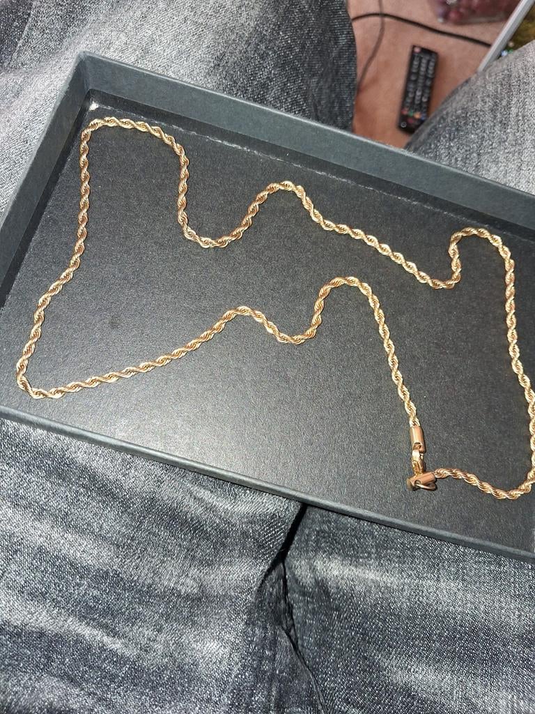 Gouden ketting, Ophalen of Verzenden, Zo goed als nieuw, Goud, Goud