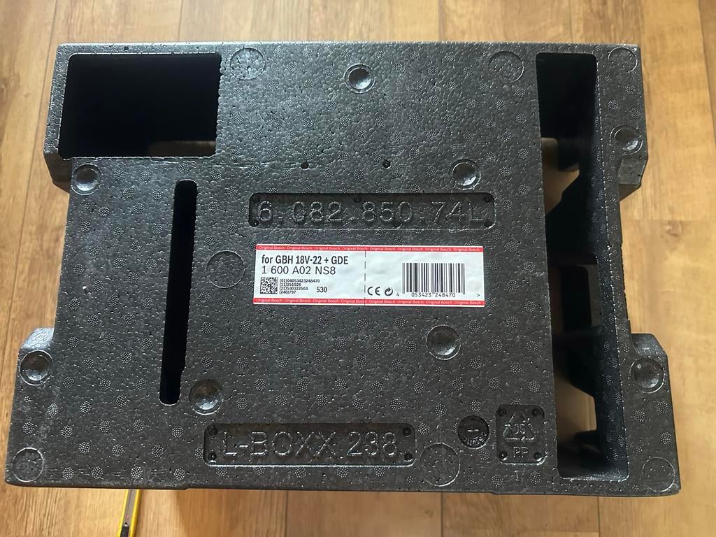 Bosch L-Boxx Inlay GBH18V-22(x) met GDE12, Ophalen of Verzenden, Nieuw