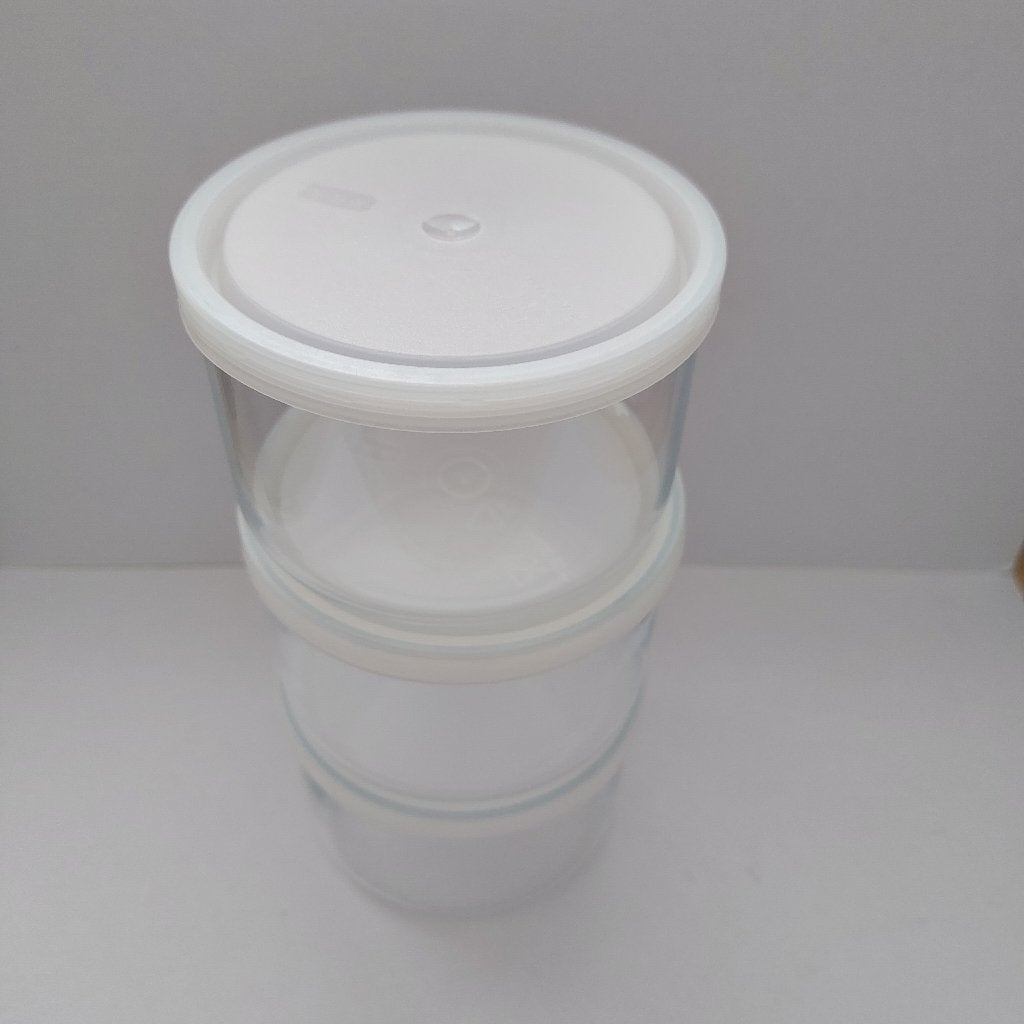 Simax voorraadpotten glas met deksel 400 ml set van 3 stuks, Verzenden, Voorraadpot, Overige merken, Glas