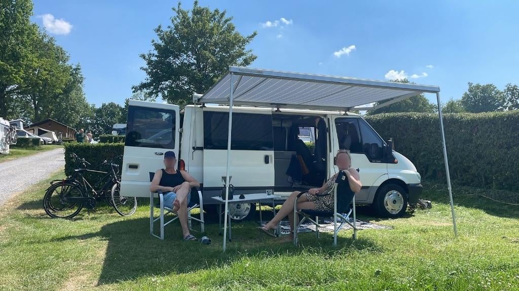 FORD Transit Camper – Goed onderhouden – Klaar voor vakantie, Caravans en Kamperen, Campers, Buscamper of Camperbus, Ford, Tot en met 2