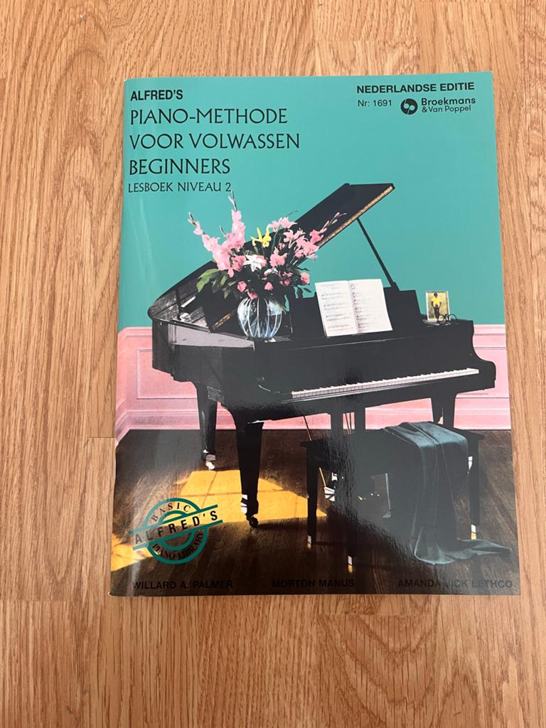 Alfred's Piano-Methode voor Volwassen Beginners Lesboek, Klassiek, Les of Cursus, Ophalen of Verzenden, Zo goed als nieuw
