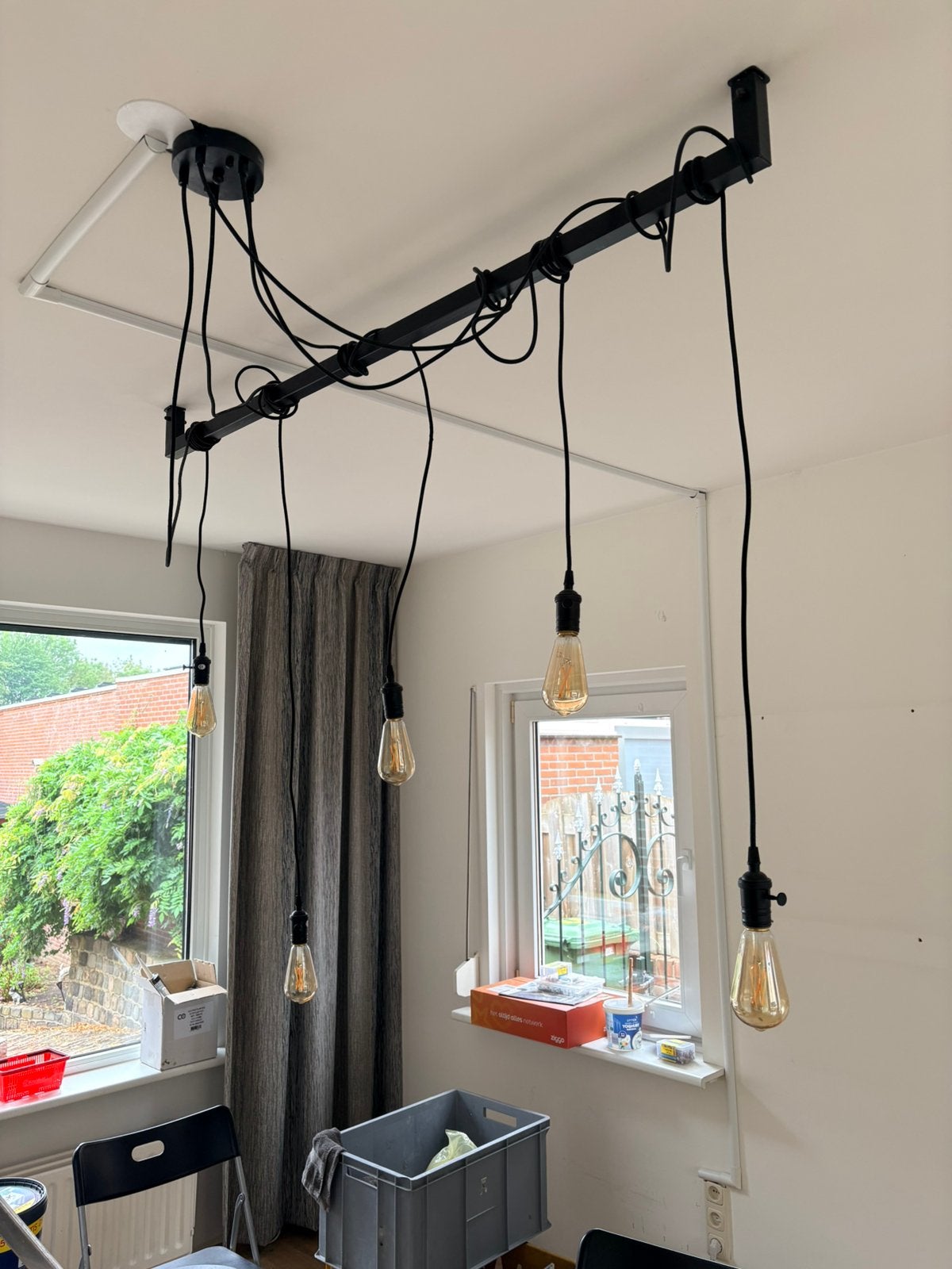 Lamp insustrieel, Huis en Inrichting, Lampen | Hanglampen, Ophalen of Verzenden