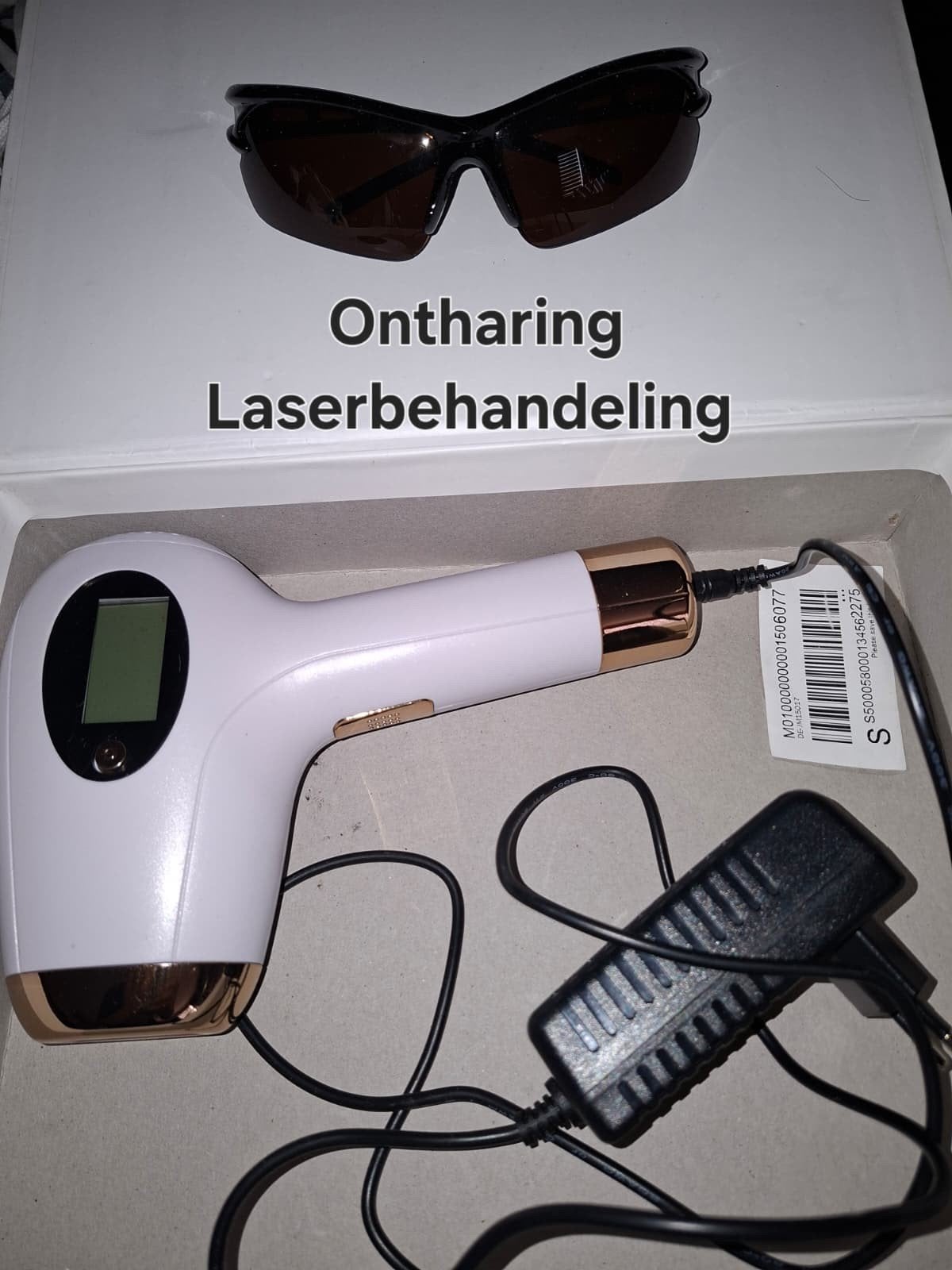 Laser ontharingsapparaat met beschermingsbril, Ophalen of Verzenden, Zo goed als nieuw, Overige typen