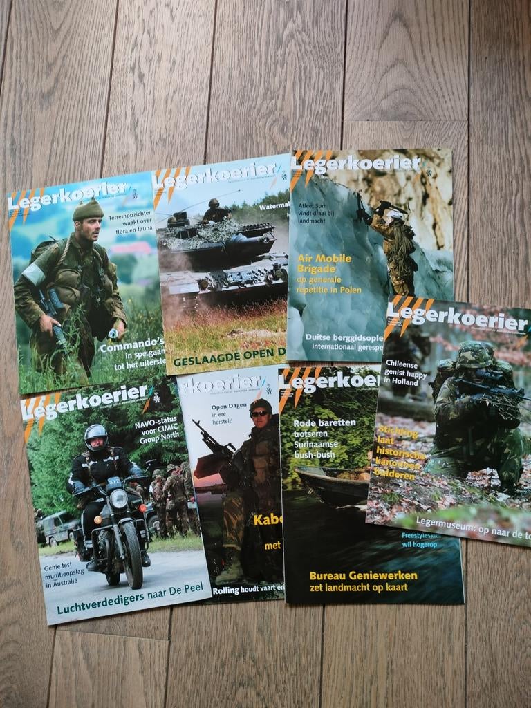 Legerkoerier magazines, Ophalen of Verzenden