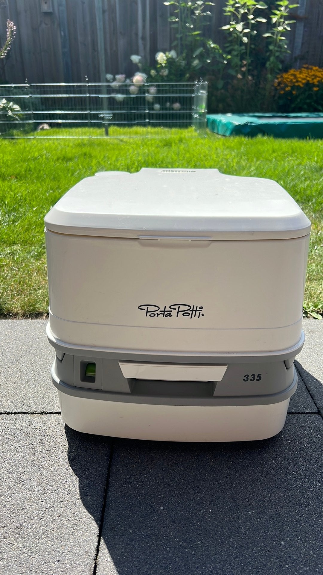 Porta Potti 335, Ophalen, Gebruikt
