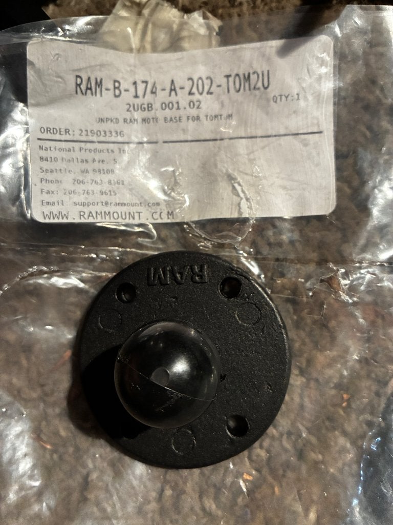 Ram-B-174-a-202-tom2u ram mount base, Motoren, Accessoires | Navigatiesystemen, Nieuw, Ophalen
