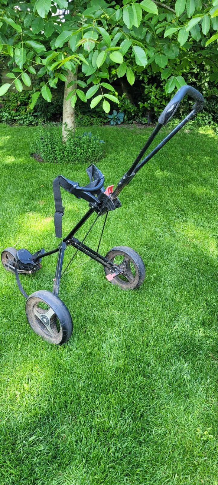 Teab: Gebruikte golf trolley - Handige golfkar, Ophalen, Gebruikt, Golfkar