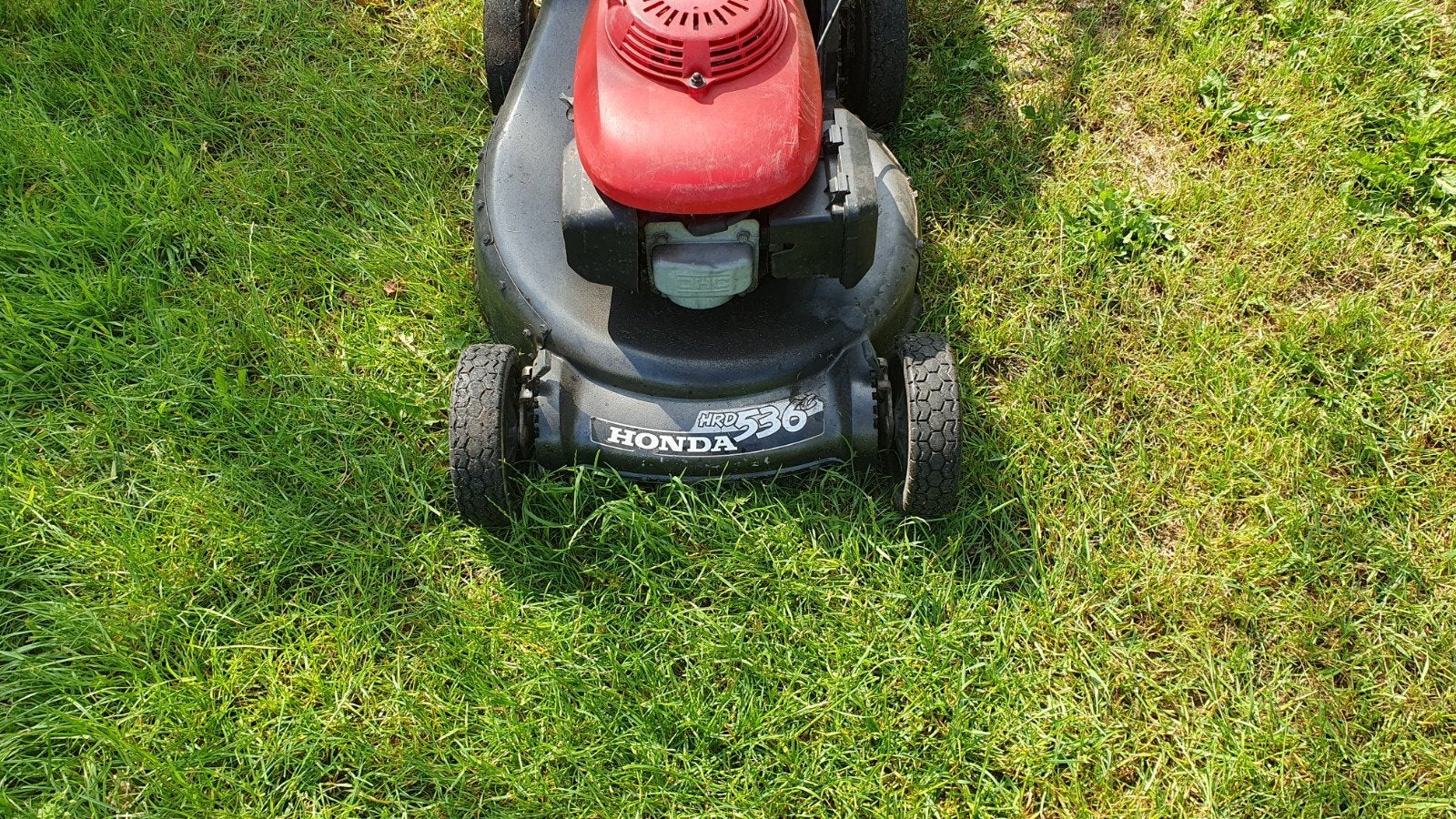 Te koop honda grasmaaier hrd 536c, Tuin en Terras, Ophalen, Gebruikt