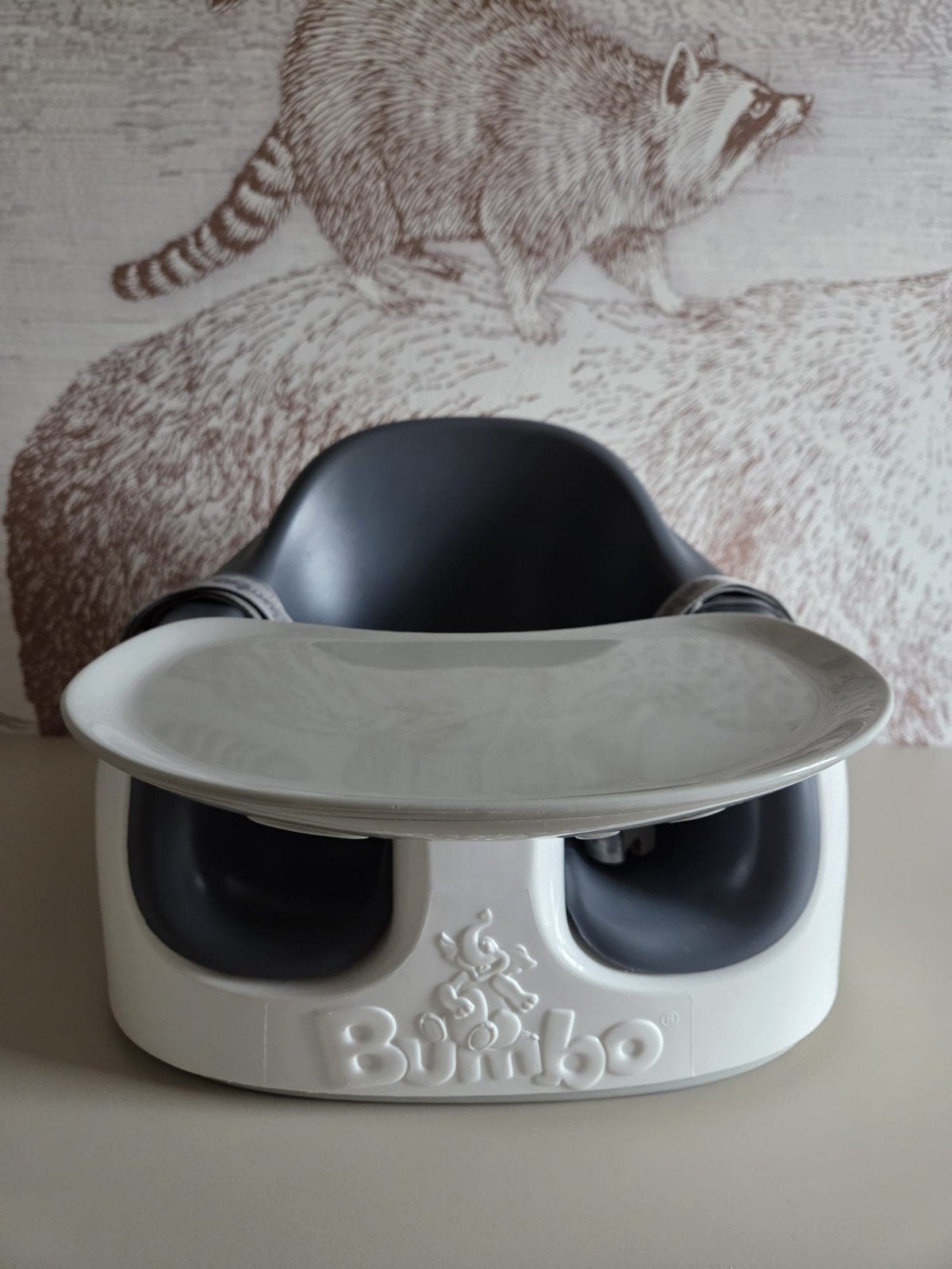 Bumbo Multi Seat 3-in-1 - Grijs/Wit met eetblad, Ophalen, Gebruikt, Overige typen, Afneembaar eetblad