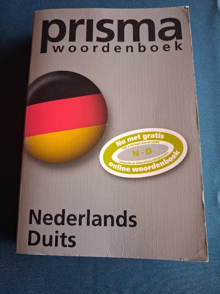 Prisma woordenboek Nederlands/Duits., Ophalen of Verzenden, Alpha, Zo goed als nieuw, LBO