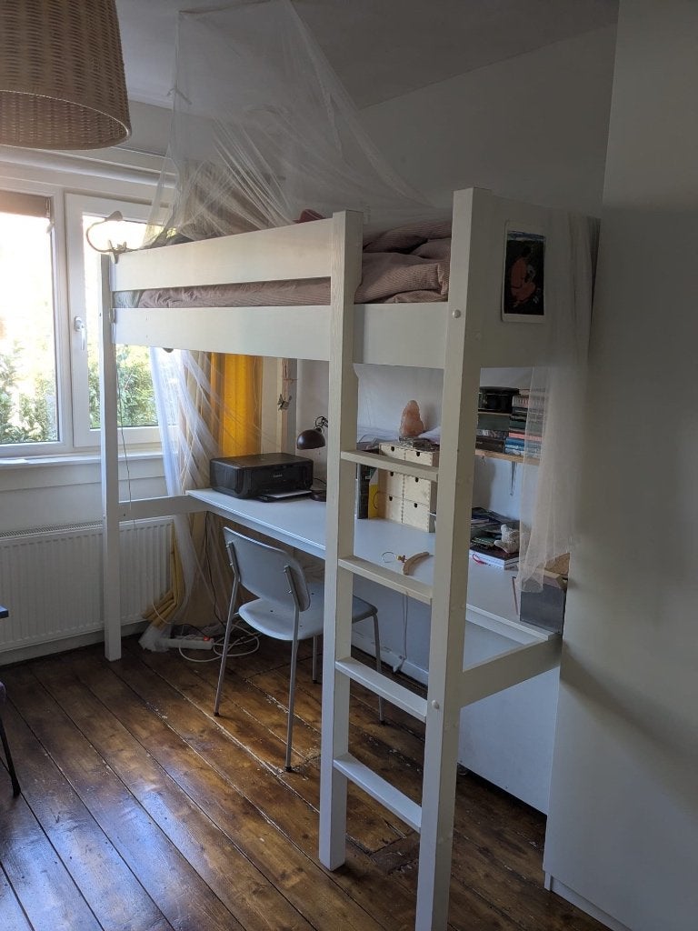 2x hoogslaper/bureau van Petite Amélie, Ophalen, Gebruikt, Eenpersoons, 200 cm