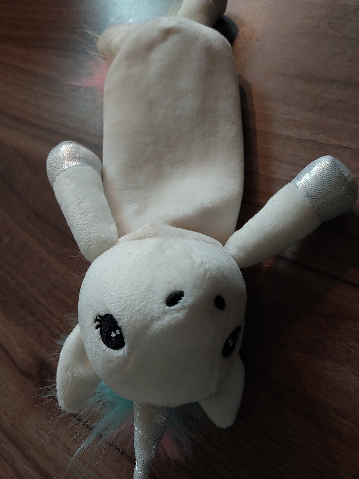 Eenhoorn etui/knuffel met rits - Meerkleurig, Gebruikt, Eenhoorn, Ophalen of Verzenden, Middelgroot (20 tot 80 cm)