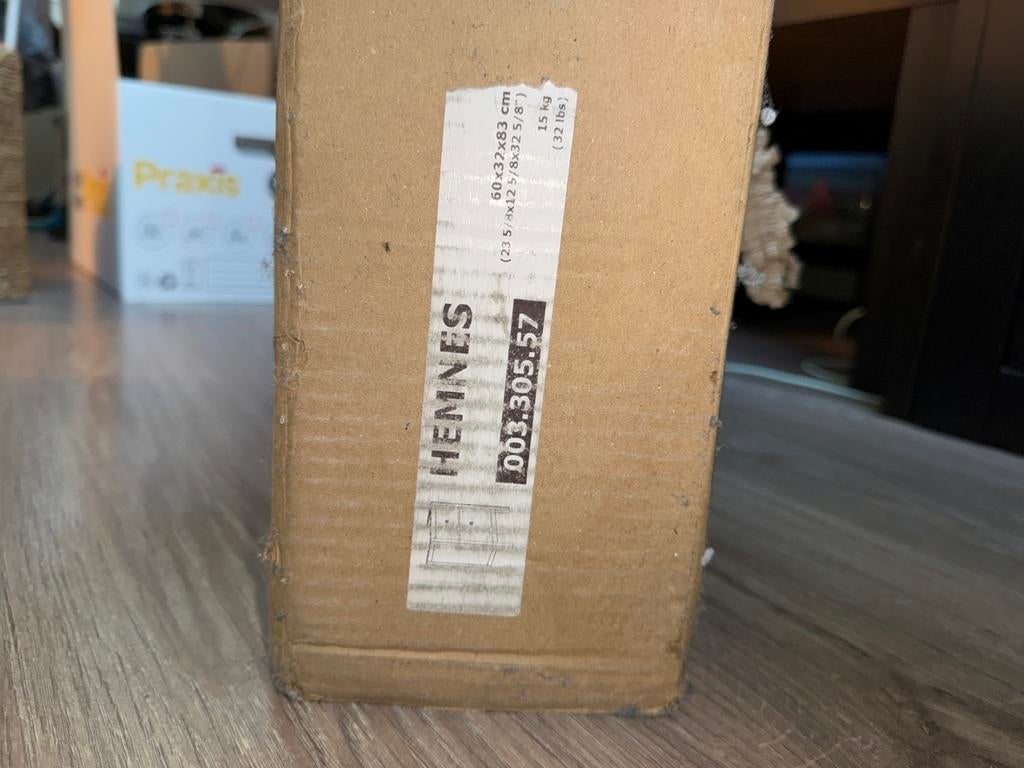 Nieuwe IKEA Hemnes Badkamermeubel - Zwartbruin, Ophalen, (Half)hoge kast, 50 tot 100 cm, Zo goed als nieuw