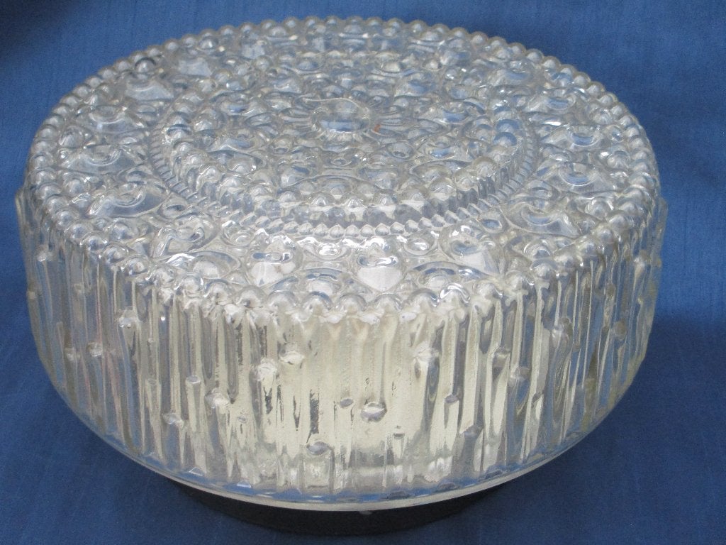 Vintage Plafonniere,  v.a 65,00e, Gebruikt, Vintage, Ophalen of Verzenden, Glas